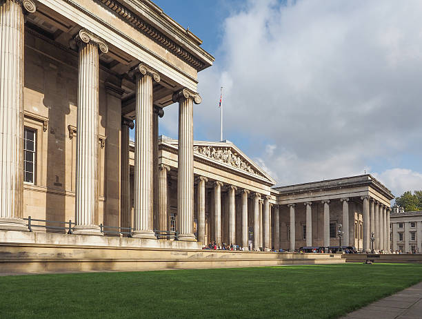 London, UK, May 23, 2009 : The British Museum in Bloomsbury, which was established in 1753 and has more than 7 million objects of antiquity in its collection