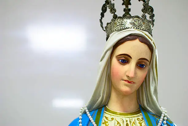 São Paulo , São Paulo, Brazil - August 19,2014 -Statue of Our Lady.  Statue of our Lady