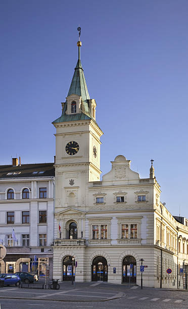 istock City hall in Turnov. Czech Republic 493538529