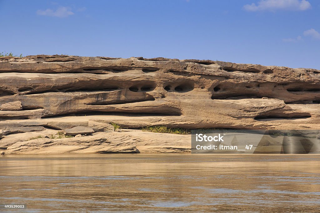 Cliff near Lake. Admiration Stock Photo