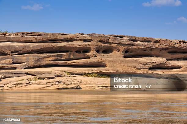 Cliff Near Lake Stock Photo - Download Image Now - Admiration, Autumn, Backgrounds