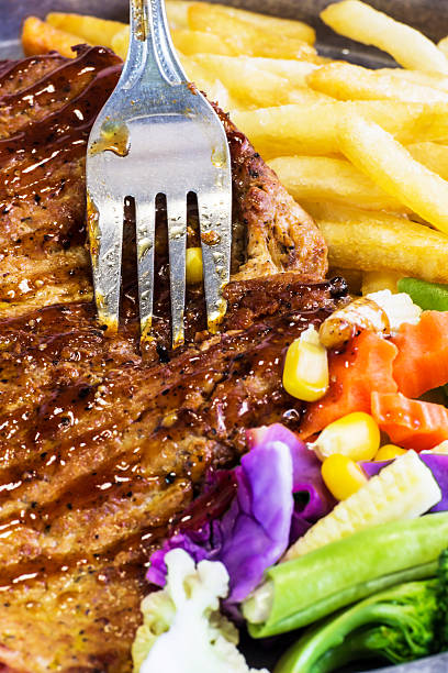 Steak food for dinner