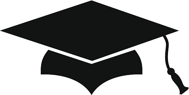 Graduation Hat vector art illustration