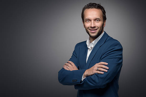 istock Businessman with crossed arms 493548126