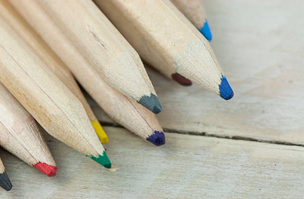 istock Close up of coloured pencils 493549602