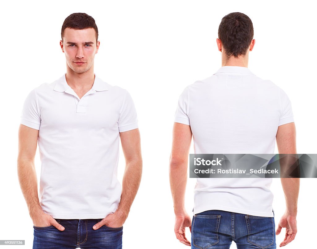 Mann mit polo-shirt - Lizenzfrei Polohemd Stock-Foto