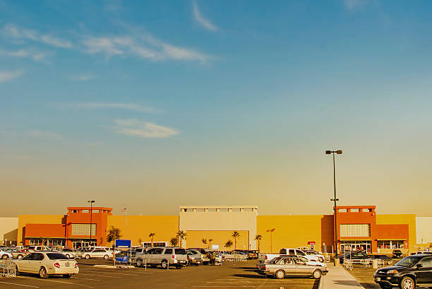 empty mall parking lot