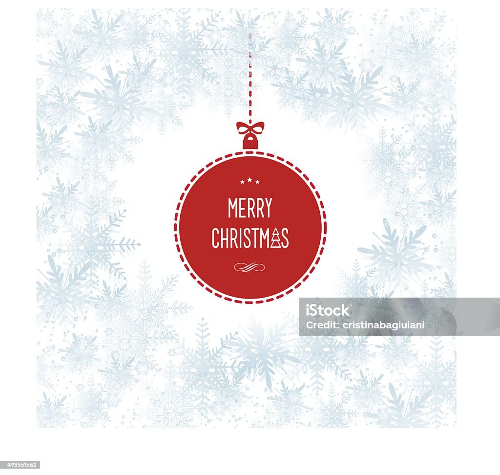 Snowflakes Christmas Hollyday Vector Background This image represents a Snowflakes Christmas Holiday Vector Background. 2015 stock vector