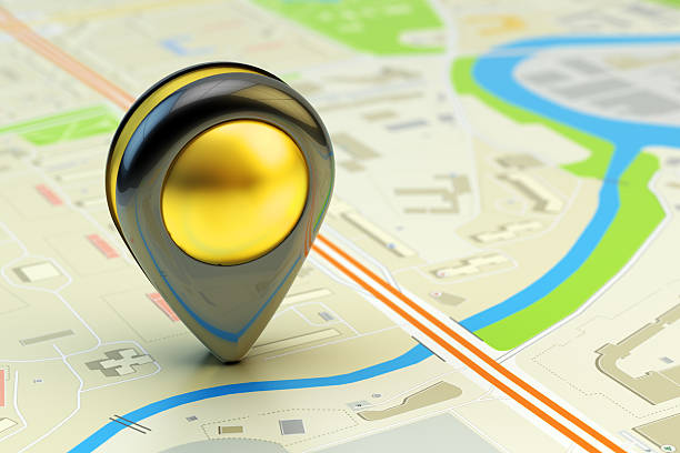 istock Travel destination, gps location and positioning concept 493553168