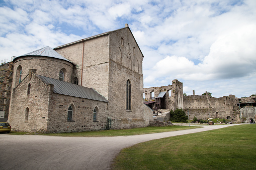 Ruins of the medieval Haapsalu Episcopal Castle, Estonia