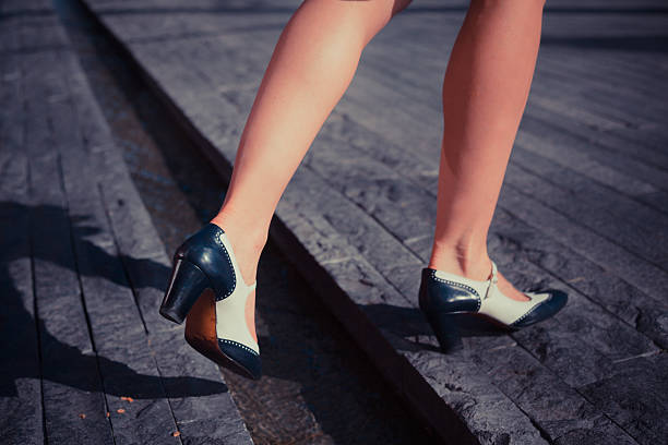 istock Young woman walking on the street 493565965