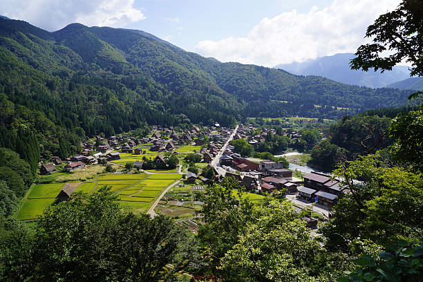 shirakawa-go - ksar стоковые фото и изображения