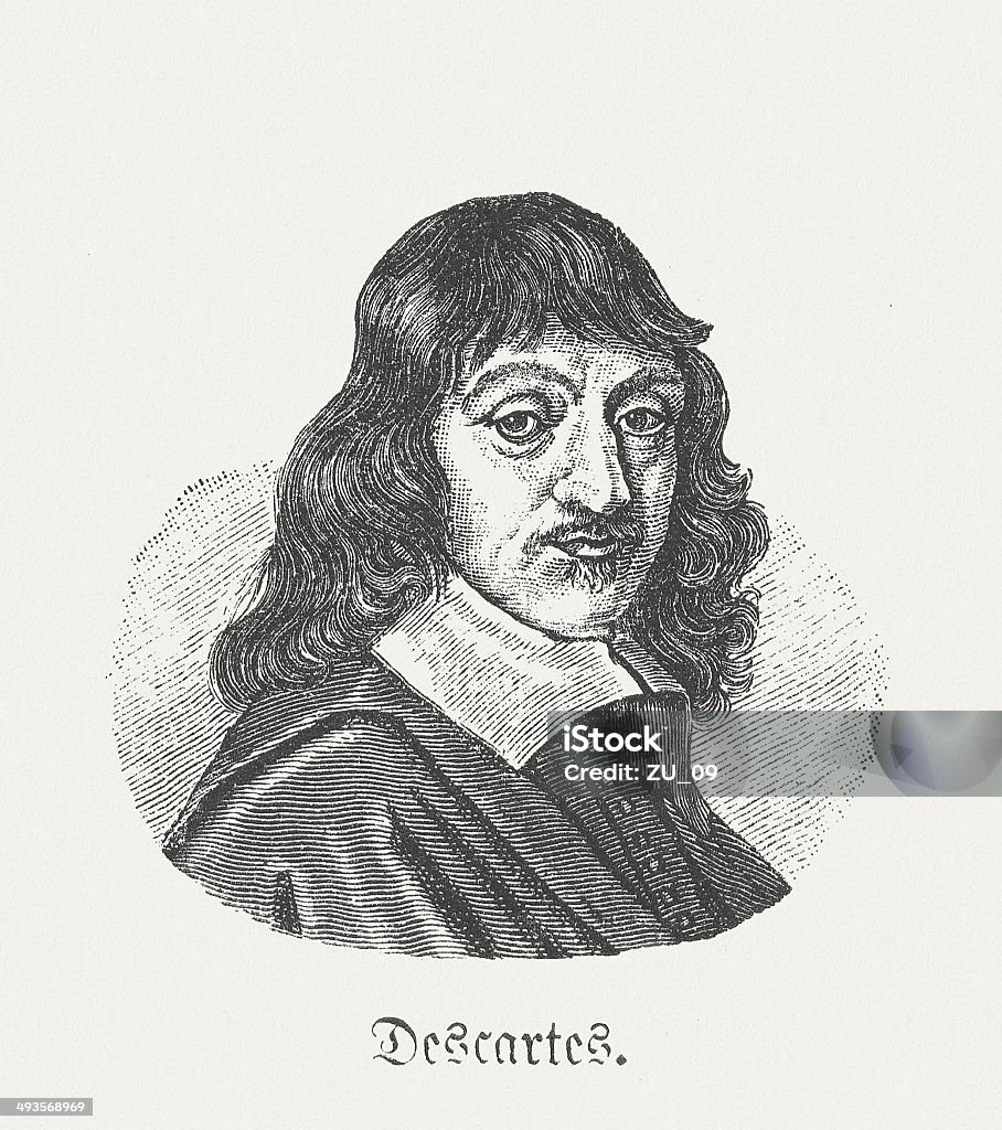 Descartes - Lizenzfrei René Descartes Stock-Illustration