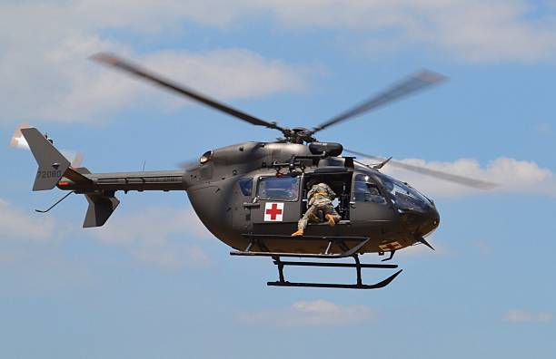 UH-72 Medevac Helicopter stock photo