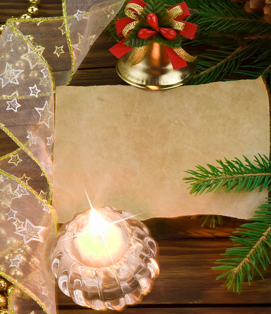 istock Christmas decoration over old wood background 493570465