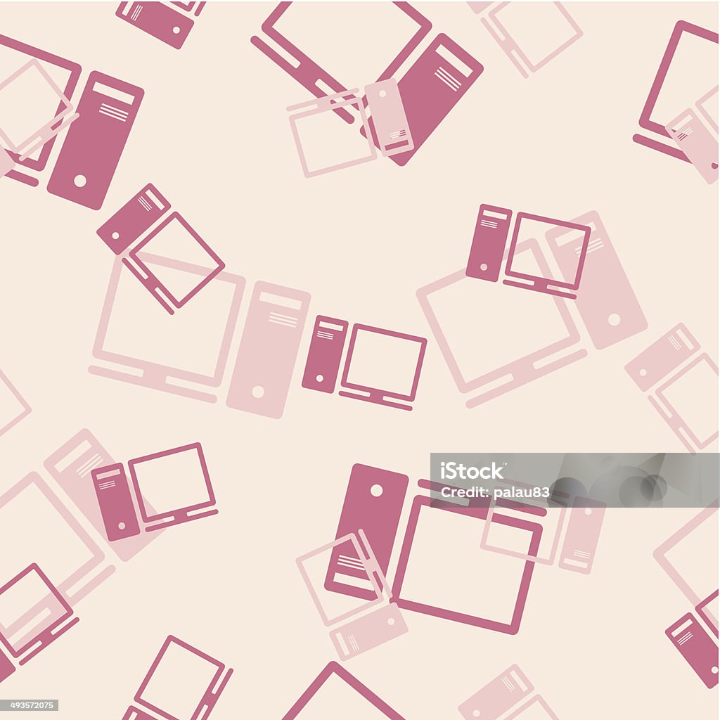 Background Computer Senseless Seamless Background Monitor Computer System Stock Illustration ...