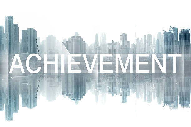istock achievement on cityscape background 493575784