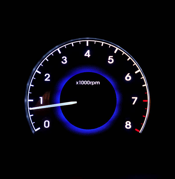 istock Closeup of car tachometer 493575804