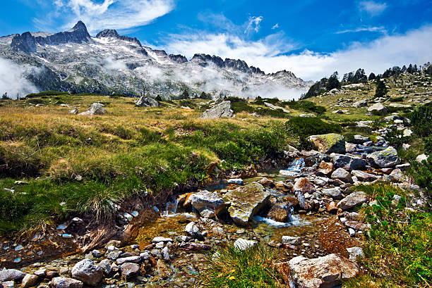Watercourse in Neouvielle mountain Massif