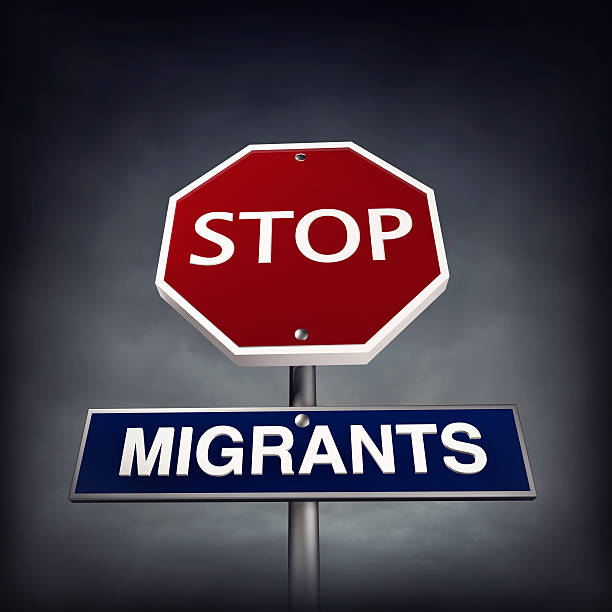 Stop Migrants Stock Photo - Download Image Now - 2015, Aspirations,  Collapsing - iStock