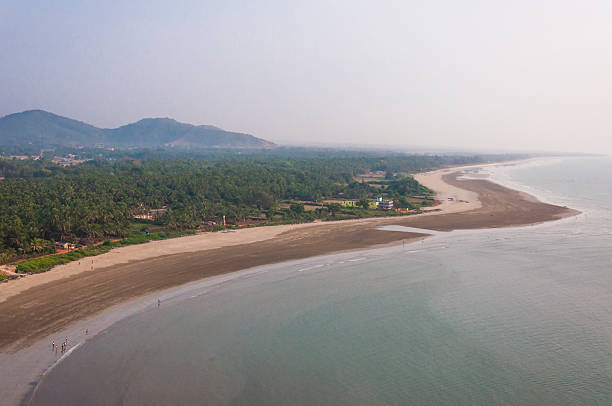 istock Sand beach on Arabian sea coastline in Murudeshwar Karnataka India 493583018