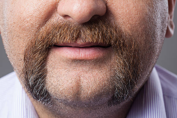 istock Close up handle bar mustache for movember concept 493583248