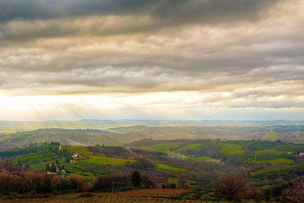 The Hills of Chianti stock photo