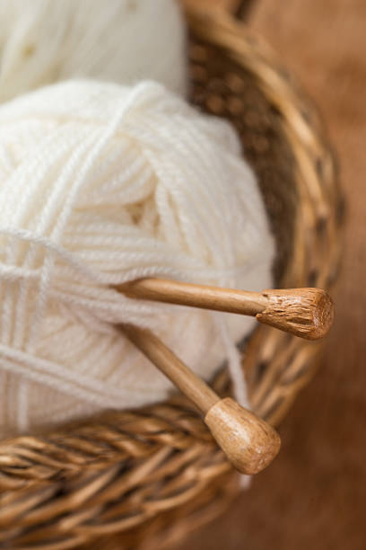 istock Knitting yarn balls and needles 493588170