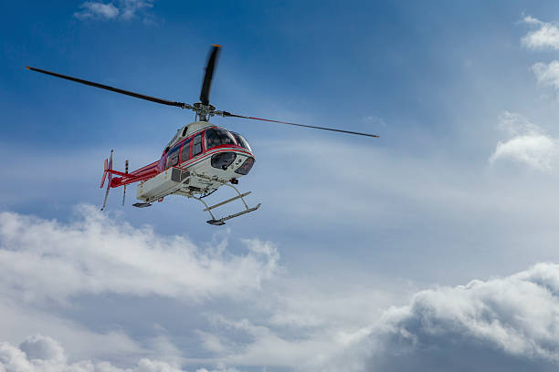 istock Helicopter in the air 493597794