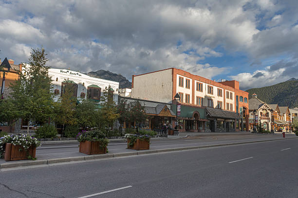 istock Downtown Streets of Banff National Park Canada 493597888
