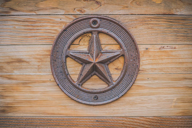 istock Texas State Capitol Lonestar on wood 493601326