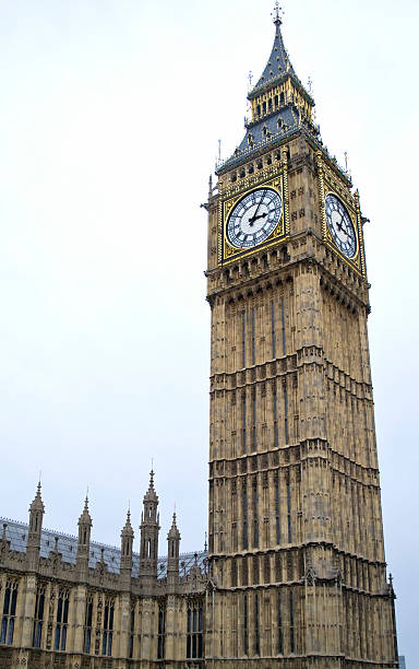 биг-бен - big ben isolated london england england стоковые фото и изображения