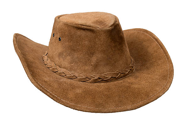 istock Cowboy suede leather hat 493609479