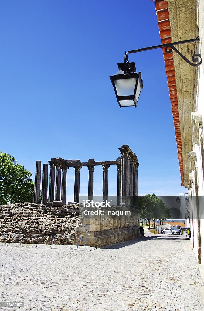 Templo Romano, Évora, Portugal - Foto de stock de Aldeia royalty-free