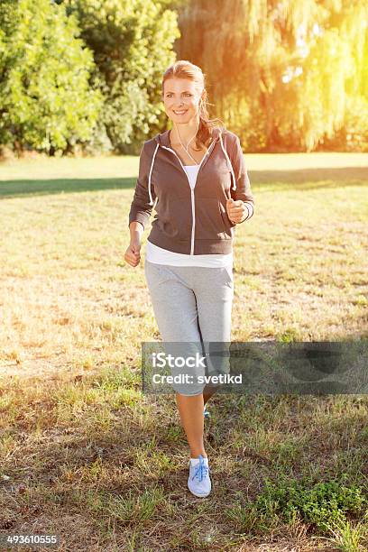 Woman Outdoors Stock Photo - Download Image Now - 30-39 Years, Activity, Adult
