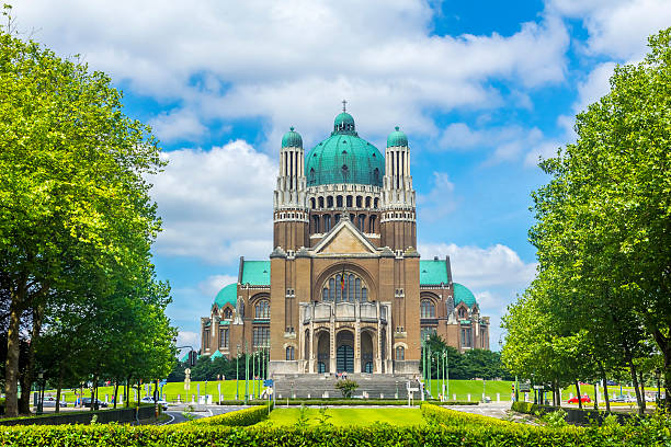 istock Basilica Sacred Heart Park Elisabeth Brussels Belgium 493611419