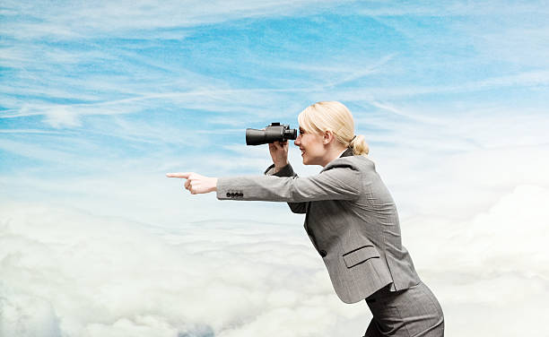 istock Businesswoman finger pointing 493620246