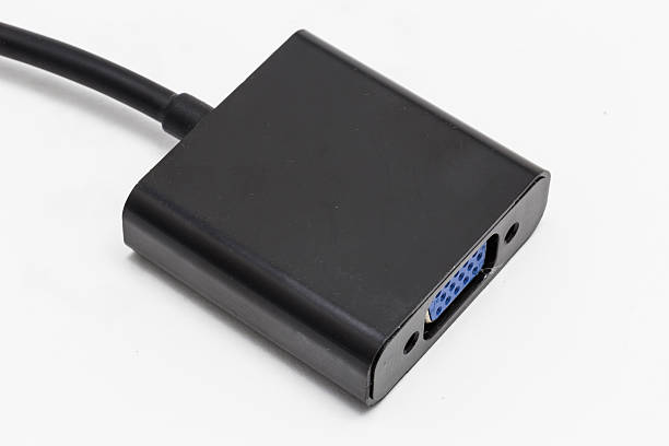 istock VGA female connector isolated on white background 493622986
