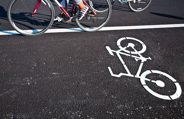 istock Riding a bicycle on the road, selective Focus 493623266