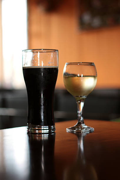 istock glass of wine on the table 493623372