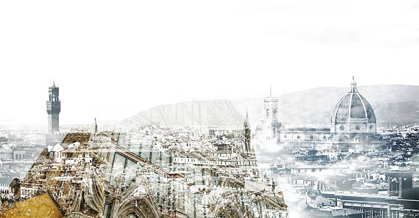 istock Santa Croce cathedral and Florence panorama 493623548
