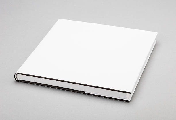 istock Blank book white cover 8 x 8 in 493626112