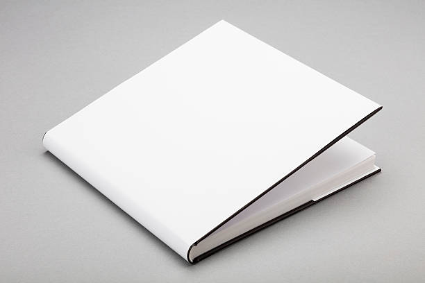 istock Blank book white cover 8 x 8 in 493626156