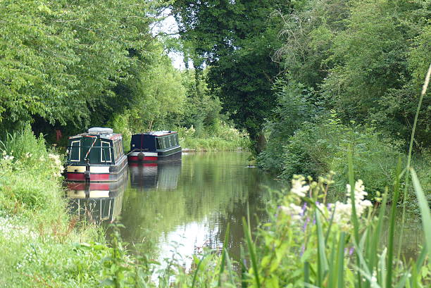 istock Canal boats 493630566