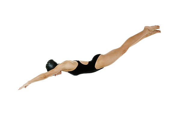 istock Female swimmer diving 493630936