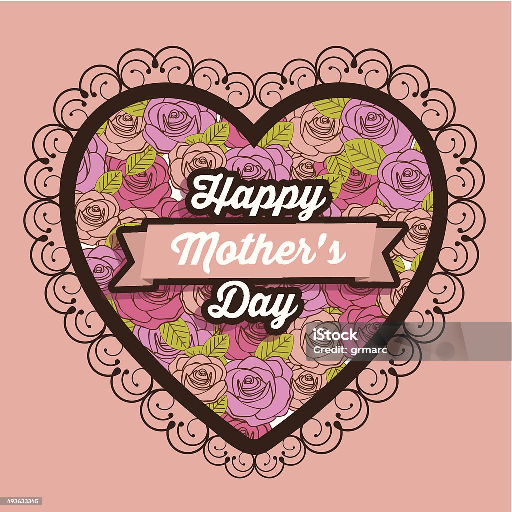 Mother's Day Illustration of the celebration of Mother's Day, vector illustration Abstract stock vector