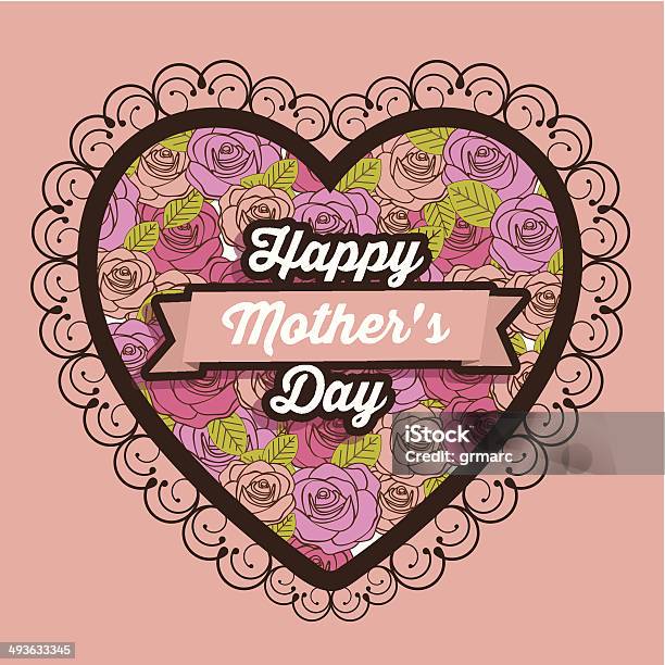 Mothers Day Stock Illustration - Download Image Now - Abstract, Backgrounds, Celebration