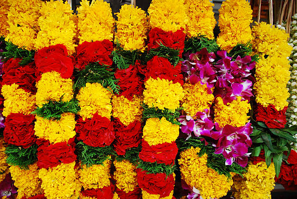 istock Indian Flower Garland 493634457