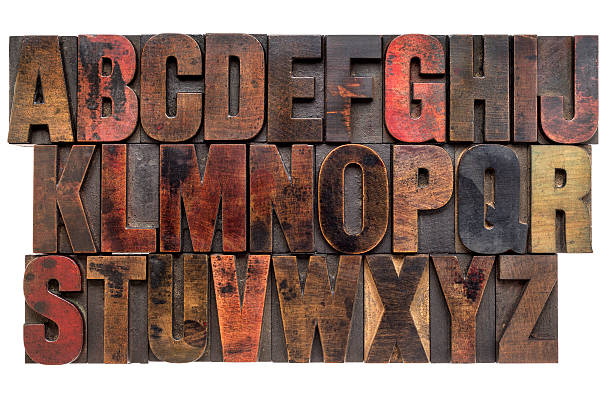 istock alphabet in letterpress wood type 493634733