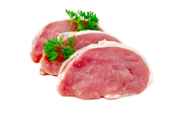 istock Meat pork slices with parsley 493635039